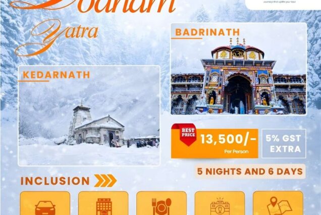 Do Dham Yatra Package – Kedarnath & Badrinath (Ex Haridwar)